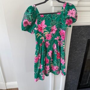 Lilly Pulitzer Green and Pink Dress